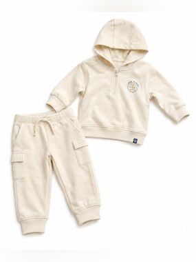 Free Planet Cream Kids Jogger Set